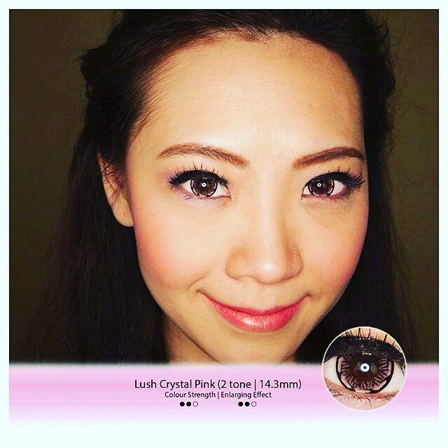 kính áp tròng Crystal Pink kính áp tròng Crystal Pink
